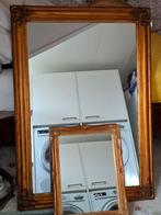 Prachtige grote Brocante spiegel Barok lijst, Ophalen, Zo goed als nieuw, Rechthoekig, Minder dan 100 cm