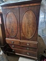 Antieke Opbergkast met Lades en Uitschuifbare Planken, Ophalen