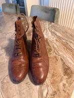 Bruine leren veterlaarsjes maat 40, Kleding | Dames, Schoenen, Bruin, Lage of Enkellaarzen, Ophalen of Verzenden, Gedragen