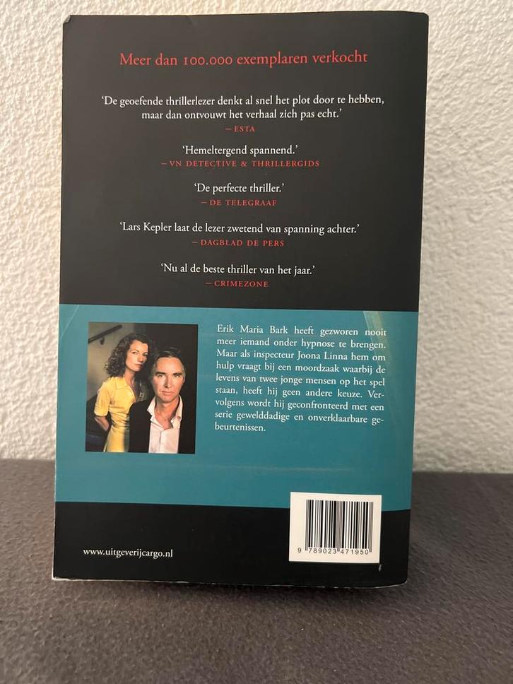 Hypnose - Lars Kepler (Thriller), Boeken, Thrillers, Zo goed als nieuw, Nederland, Ophalen of Verzenden