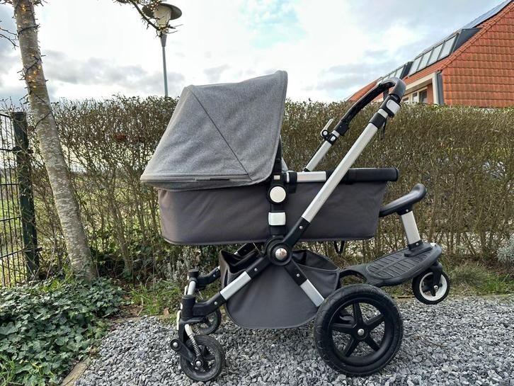 Bugaboo cameleon 3 met meerijdplankje, Kinderen en Baby's, Kinderwagens en Combinaties, Gebruikt, Combiwagen, Bugaboo, Verstelbare duwstang
