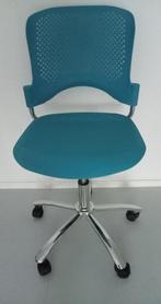 IZGS DEGELIJKE ERGONOMISCHE BUREAUROSTOEL METAAL KUNSTSTOF, Huis en Inrichting, Bureaustoelen, Ophalen, Gebruikt, Blauw, Bureaustoel