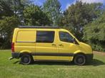 VW Crafter unieke camperbus, Caravans en Kamperen, Buscamper of Camperbus, Koelkast, Volkswagen, Tot en met 2