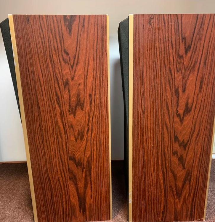 Vintage Bang & Olufsen Beovox S45-2 Speakers B&O, Audio, Tv en Foto, Luidsprekers, Gebruikt, Front, Rear of Stereo speakers, Minder dan 60 watt