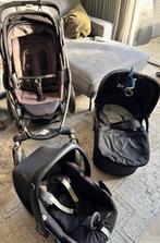 Zeer complete zwarte kinderwagen van het merk Maxi Cosi, Gebruikt, Met autostoeltje, Maxi-Cosi, Ophalen