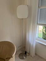 RVS staande lamp en tafellamp, Huis en Inrichting, Lampen | Vloerlampen, Nieuw, Ophalen of Verzenden, Glas, Modern