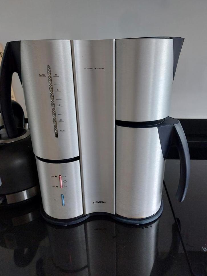 Siemens Koffiezetapparaat - Design for the Home, Witgoed en Apparatuur, Koffiezetapparaten, Gebruikt, Gemalen koffie, Koffiemachine
