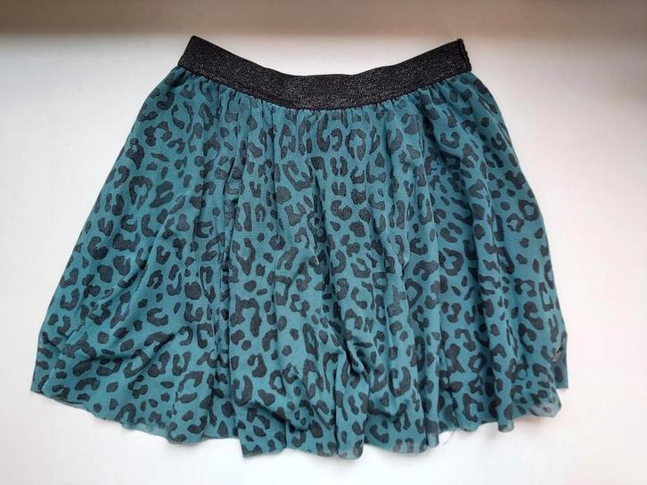 Leuk rokje panterprint, Kinderen en Baby's, Kinderkleding | Maat 134, Zo goed als nieuw, Meisje, Jurk of Rok, Ophalen of Verzenden