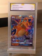 Charizard GX graded 10 GCA (PSA/BECKETT), Ophalen of Verzenden, Zo goed als nieuw, Losse kaart