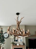 Hertengewei kroonluchter, geen kunststof!!!, Huis en Inrichting, Lampen | Kroonluchters, Ophalen, Overige materialen, Landelijk