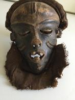 Antiek, Pende masker, mooi gemaakt, zie details., Ophalen of Verzenden
