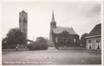 Barendrecht Ned. herv. Kerk met  Watertoren ca. 1950, Verzamelen, Ophalen of Verzenden, 1940 tot 1960, Ongelopen, Zuid-Holland