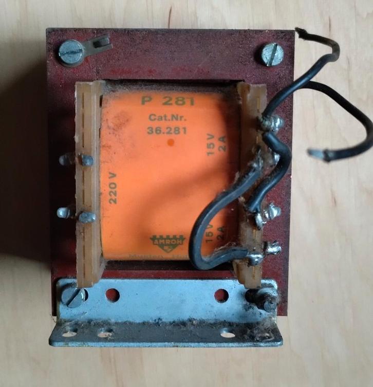 Amroh P281 transformator trafo, Hobby en Vrije tijd, Elektronica-componenten, Gebruikt, Ophalen of Verzenden