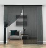 Nieuw DECORATIEF SPAGHETTI GORDIJN ZWART 2M OP 1M Zwart of W, Ophalen of Verzenden, Gebruikt, Licht