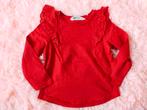 Zgan! Schattige rode longsleeve van H&M. Mt 98/104, Kinderen en Baby's, Kinderkleding | Maat 98, Meisje, Ophalen of Verzenden