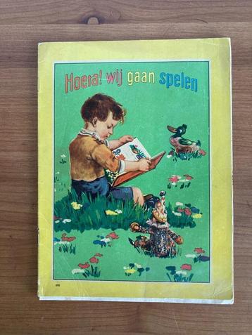 Vintage Nederlands kleurboek jaren '40 beschikbaar voor biedingen