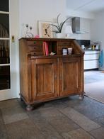 Vintage wandkast - secretaire met bovenkast.kast, Huis en Inrichting, Gebruikt, 150 tot 200 cm, Vintage, Ophalen of Verzenden