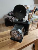 Industriële camera decoratie / klok, Huis en Inrichting, Ophalen of Verzenden, Zo goed als nieuw, Analoog, Staande klok