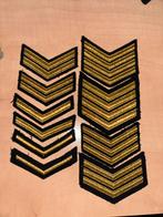 5 sets rangen matroos 3 tot sergeant majoor marine, Verzamelen, Ophalen of Verzenden, Marine, Nederland, Embleem of Badge