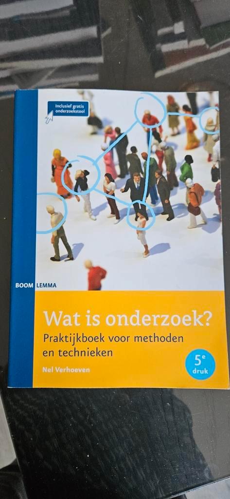 Nel Verhoeven - Wat is onderzoek?, Boeken, Wetenschap, Zo goed als nieuw, Ophalen of Verzenden