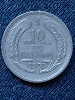 Chili 10 Pesos / 1 Condor 1957, Verzenden, Zuid-Amerika, Losse munt