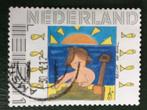 2486 Persoonlijke postzegel - tekening - strandtafereel, Na 1940, Ophalen, Gestempeld