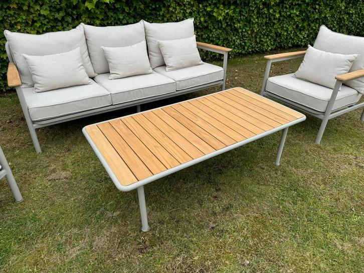 Nieuw loungeset tuinset zithoek Bora Bora van €2800 teakhout, Tuin en Terras, Tuinsets en Loungesets, Nieuw, Tuinset, Teakhout