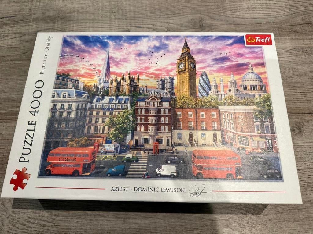 Puzzel 4000 stukjes, Hobby en Vrije tijd, Denksport en Puzzels, Ophalen, Meer dan 1500 stukjes, Zo goed als nieuw