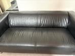 Zwarte 2 1/2 zits en fauteuil van Ikea, Huis en Inrichting, Banken | Bankstellen, Ophalen, Gebruikt, 75 tot 100 cm