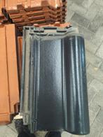 105 Nibra Zwarte Dakpannen, Ophalen, Gebruikt, Steen of Klei, Zwart