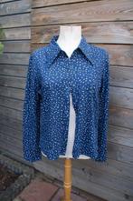 Blouse donkerblauw/ wit Heart mt 16/18 Xl/XXL Vaste prijs, Blauw, Heart, Maat 46/48 (XL) of groter, Ophalen of Verzenden
