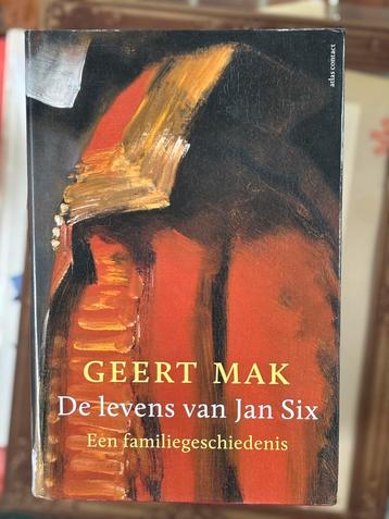 Geert Mak - De levens van Jan Six, hard cover, beperkte opl. beschikbaar voor biedingen