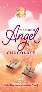 Angel Hair Dubai Chocolade Pistache met Suikerspin Reep 85g, Ophalen of Verzenden