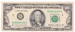 USA 100 dollar 1985 serie B (XF), Verzenden, Noord-Amerika, Los biljet
