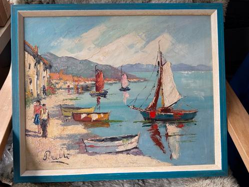 Schilderij, Huis en Inrichting, Woonaccessoires | Schilderijen, Tekeningen en Foto's, Gebruikt, Schilderij, Minder dan 50 cm, 50 tot 75 cm