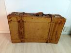 OUDE LEDEREN REISKOFFER VINTAGE, Ophalen, Gebruikt, Slot, Leer