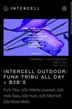 INTERCELL: FUNK TRIBU 15 JUNI, Tickets en Kaartjes