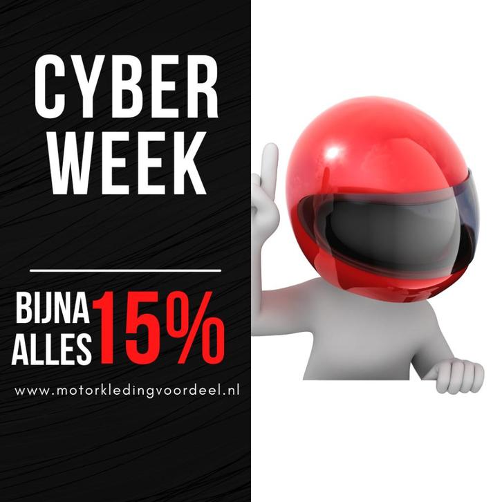 Cybervoordeel; 15% korting op bijna alles, Motoren, Kleding | Motorkleding, Jas | textiel, Dames, Heren, Nieuw met kaartje, Ophalen of Verzenden