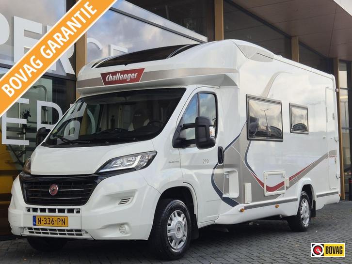 Challenger Mageo 290 Centraal hefbed, Caravans en Kamperen, Campers, Bedrijf, Half-integraal, Challenger, Fiat, Diesel, Handgeschakeld