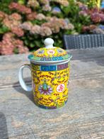 Chinese Theemok met Deksel en Filter, Ophalen of Verzenden