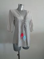 PMD italy tuniek, small en large, deels zijde en katoen NEW, Kleding | Dames, Verzenden, Nieuw, Grijs