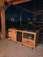 Buitenkeuken op maat gemaakt., Tuin en Terras, Buitenkeukens, Ophalen of Verzenden, Zo goed als nieuw, Houtskool