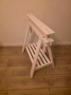 1x ikea mittback schraag bureauonderstel, Ophalen, In hoogte verstelbaar, Gebruikt, Hout