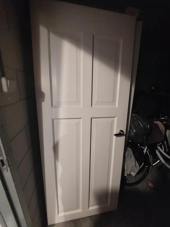 Witte binnendeur - Gebruikt, Doe-het-zelf en Verbouw, Deuren en Horren, Ophalen