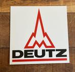 DEUTZ merk logo reclamebord +-24cm , Ophalen of Verzenden, Zo goed als nieuw, Reclamebord