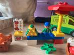 Duplo marktkraam met bus, Kinderen en Baby's, Speelgoed | Duplo en Lego, Ophalen of Verzenden, Zo goed als nieuw, Duplo