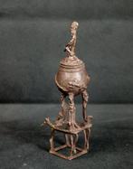rituele wasbronze beker van het Dogon-volk, Antiek en Kunst, Kunst | Niet-Westerse kunst, Ophalen of Verzenden