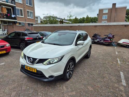 Nissan Qashqai 1.2 Dig-t 85KW 2WD CVT 2016 Wit, Auto's, Nissan, Particulier, Qashqai, 360° camera, ABS, Achteruitrijcamera, Adaptieve lichten