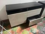 Ikea Bestå tv meubel 2x, Ophalen, Kunststof, Gebruikt, 100 tot 150 cm
