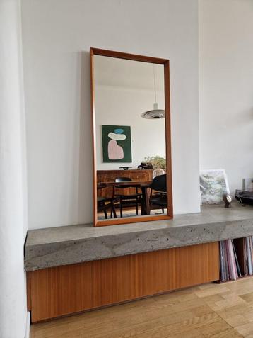 Vintage midcentury spiegel  beschikbaar voor biedingen